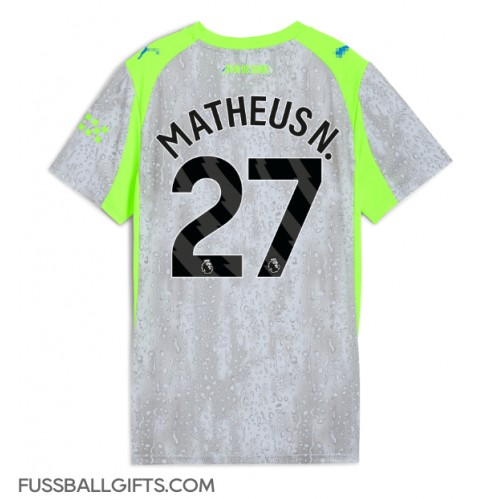 Manchester City Matheus Nunes #27 Fußballbekleidung 3rd trikot Damen 2025-26 Kurzarm